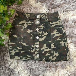 Super Cute Camo Skirt